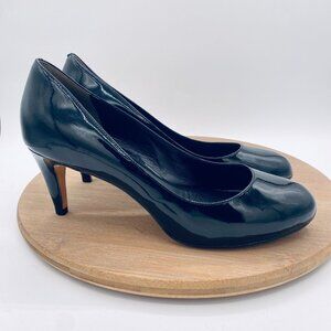 Cole Haan Heels Womens 8.5 C Black Leather Classic Pumps Old Money